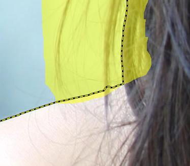 Original tutorial image with marks