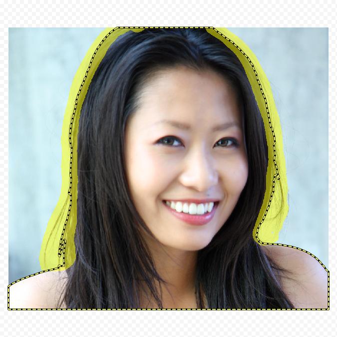 Original tutorial image with marks