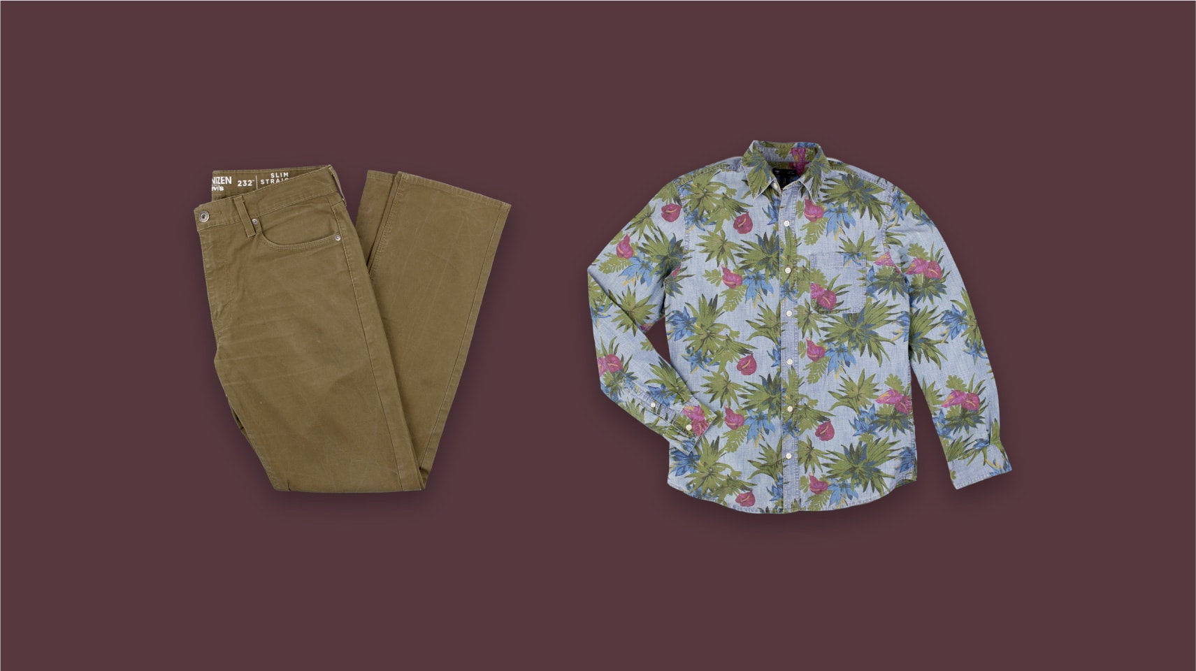 Example of a clothing flatlay