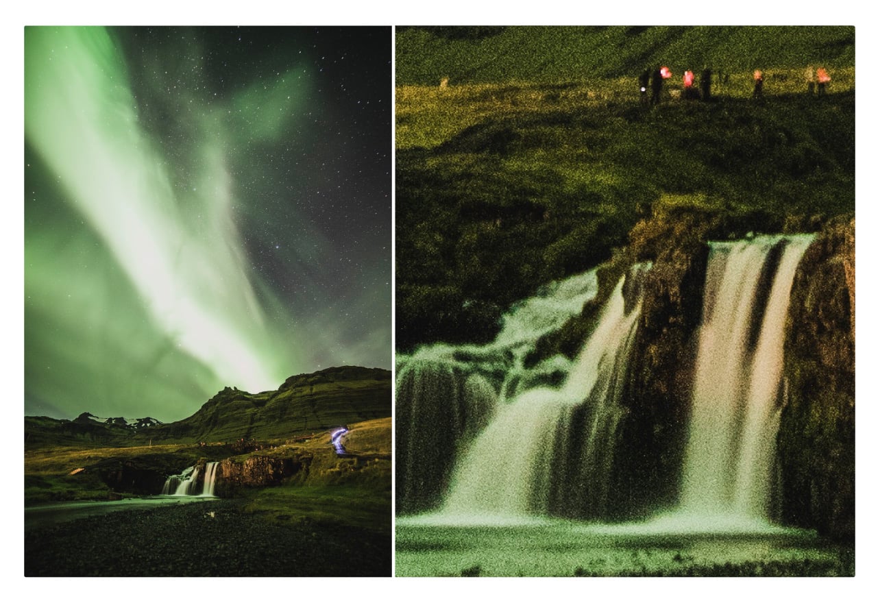 Impact of a high ISO