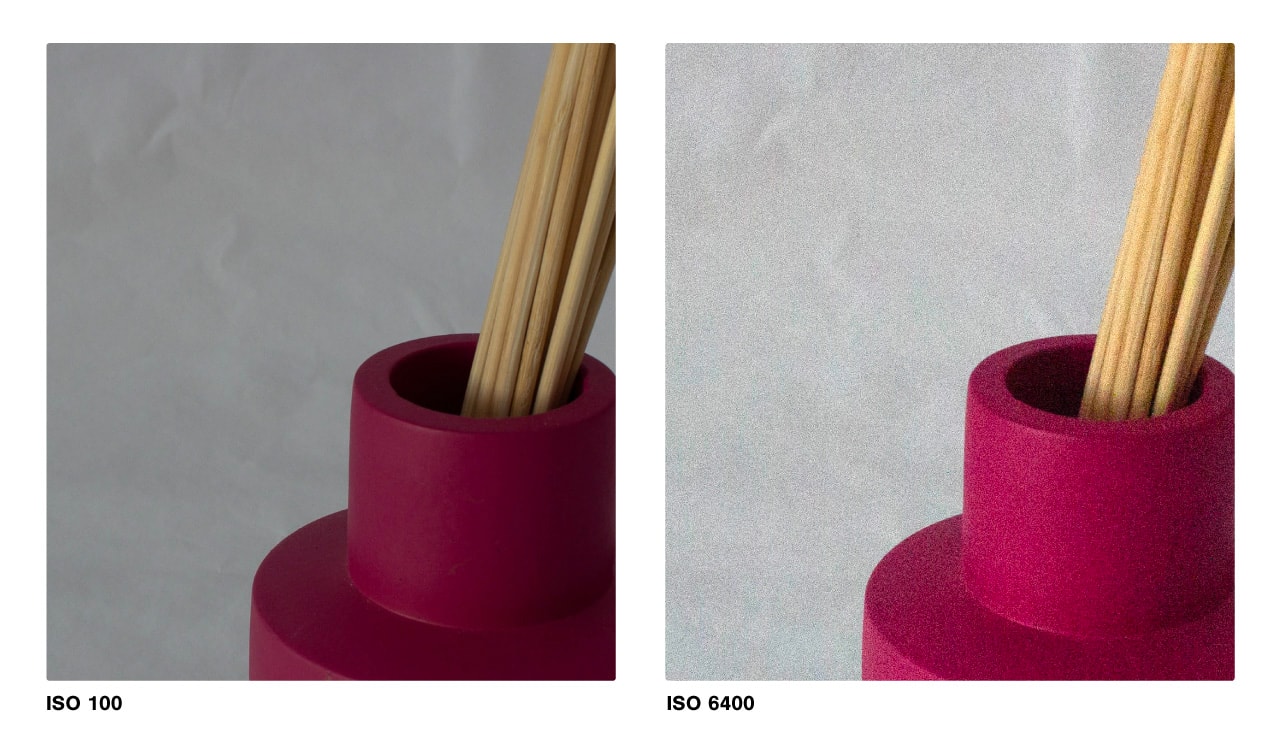 ISO differences between low and high