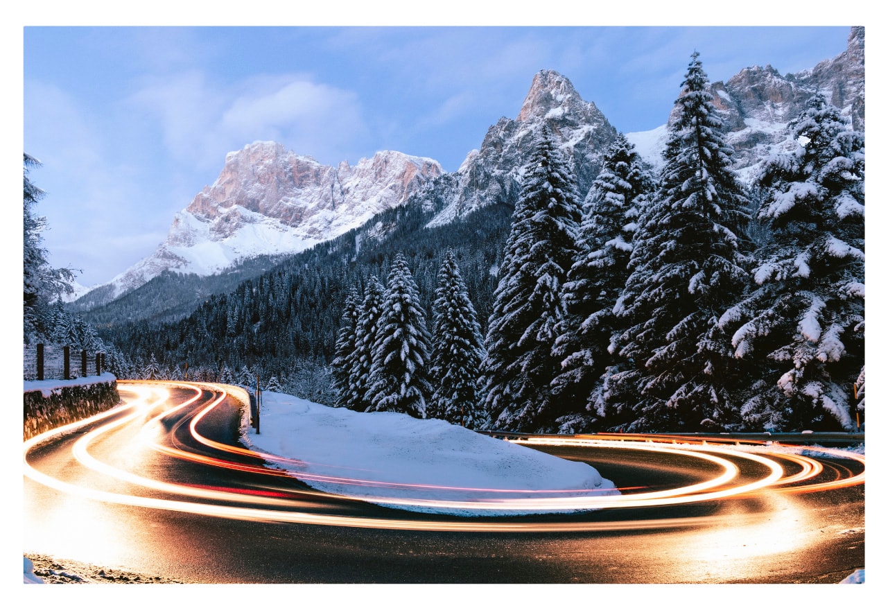 Impact of a slow shutter speed on a landscape photo