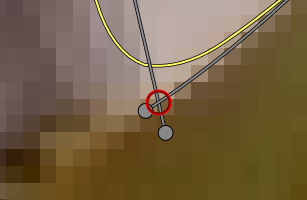 Original tutorial image with marks