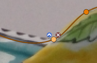 Original tutorial image with marks