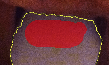 Original tutorial image with marks